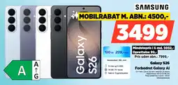 Power Samsung Galaxy S26 Forbedret Galaxy Al tilbud