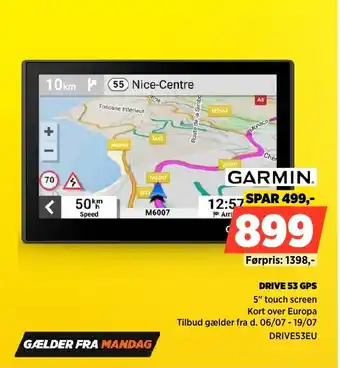 Power Garmin DRIVE 53 GPS tilbud