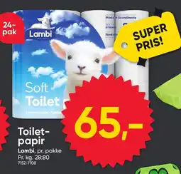BigDollar Toilet- papir tilbud