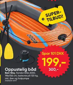 BigDollar Oppustelig båd Best Way tilbud
