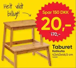 BigDollar Taburet Kotikulta tilbud