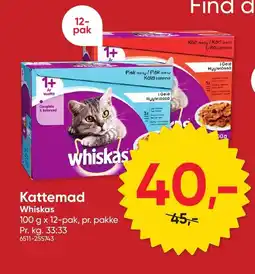 BigDollar Kattemad Whiskas tilbud
