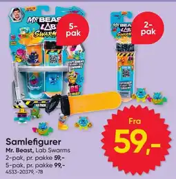 BigDollar Samlefigurer Mr. Beast, Lab Swarms tilbud