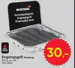 BigDollar Engangsgrill Mustang tilbud