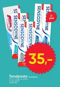 BigDollar Tandpasta Sensodyne tilbud