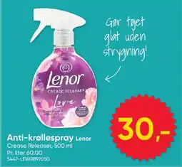 BigDollar Anti-krøllespray Lenor tilbud