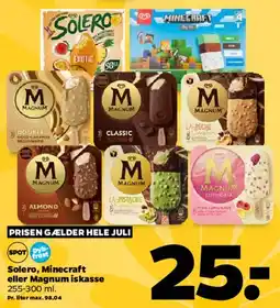 Netto Magnum / Solero ice creams tilbud