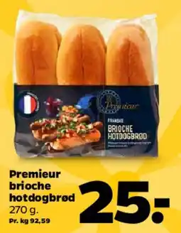 Netto Premier brioche hotdogbrød tilbud