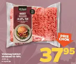 Netto Velsmag hakket oksekød 14-18% fedt tilbud
