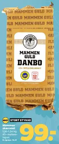 Netto Mammen Guld Danbo (skæreost) tilbud