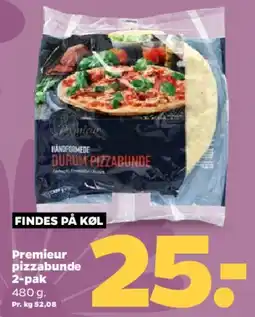Netto Premium pizzabunde (2-pak) tilbud