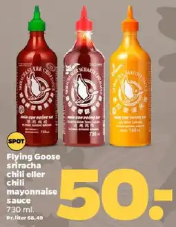Netto Flying Goose sriracha / chili mayonnaise tilbud
