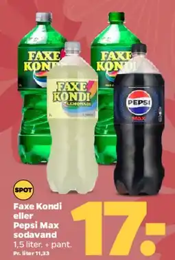 Netto Faxe Kondi / Pepsi sodavand tilbud