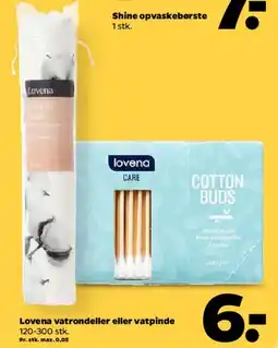 Netto Lovena vatrondeller / vatpinde tilbud