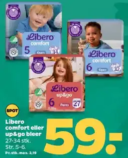 Netto Libero bleer (comfort eller up&go) tilbud