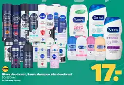 Netto Nivea deodorant / Sanex shampoo tilbud