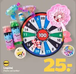 Netto Legetøj (dartspil, sæbeboblevåben mm.) tilbud