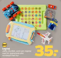 Netto Legetøj (jetfly, stuntbil, tegnetablet mv.) tilbud