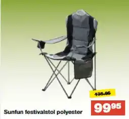 Bauhaus Sunfun festivalstol polyester tilbud