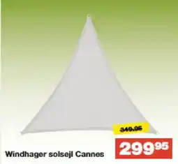 Bauhaus Windhager solsejl Cannes tilbud