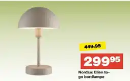 Bauhaus Nordlux Ellen to- go bordlampe tilbud