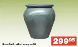 Bauhaus Scan-Pot krukke Hera grøn 33 tilbud