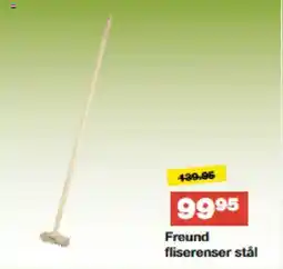 Bauhaus Freund fliserenser stål tilbud