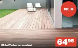 Bauhaus Global Timber terrassebrast tilbud