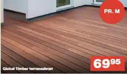 Bauhaus Global Timber terrassebræt tilbud