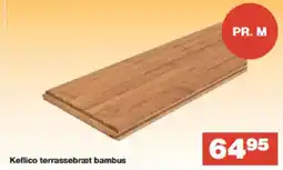 Bauhaus Keflico terrassebræt bambus tilbud