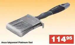 Bauhaus Anza lakpensel Platinum flad tilbud