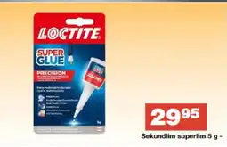 Bauhaus Sekundlim superlim 5 g - tilbud