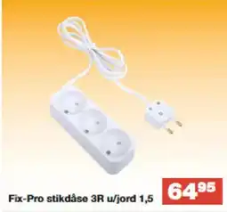 Bauhaus Fix-Pro stikdåse 3R u/jord 1,5 tilbud