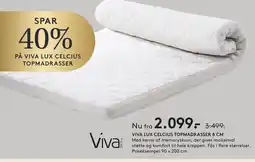 SengeSpecialisten Viva lux celcius topmadrasser tilbud