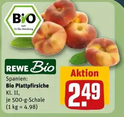 REWE DE Bio Plattpfirsiche tilbud