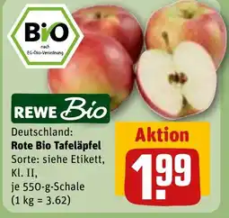 REWE DE Rote Bio Tafeläpfel tilbud