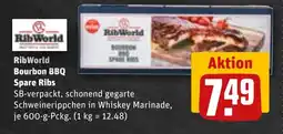 REWE DE RibWorld Bourbon BBQ Spare Ribs tilbud