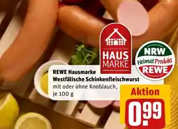 REWE DE REWE Hausmarke Westfälische Schinkenfleischwurst tilbud