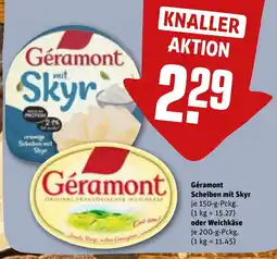 REWE DE Géramont Scheiben mit Skyr oder Weichkäse tilbud