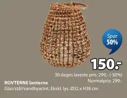 JYSK ROVTERNE lanterne tilbud