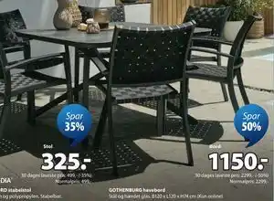 GOTHENBURG havebord