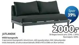 JYSK JUTLANDIA VOSS loungesofa tilbud