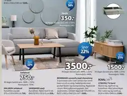 JYSK MOMMARK sovesofa med chaiselong tilbud