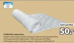 JYSK STORE MYA rullemadras tilbud