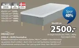 JYSK DINGLA + MURU boxmadras tilbud