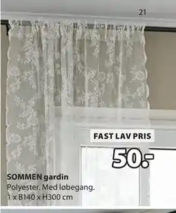 JYSK SOMMEN gardin tilbud