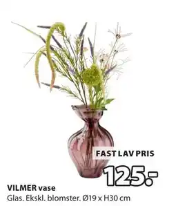JYSK VILMER vase tilbud