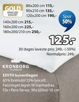 JYSK EDITH kuvertlagen tilbud