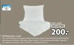 JYSK KVITEGGA dyne + pude tilbud