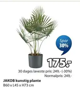 JYSK JAKOB kunstig plante tilbud